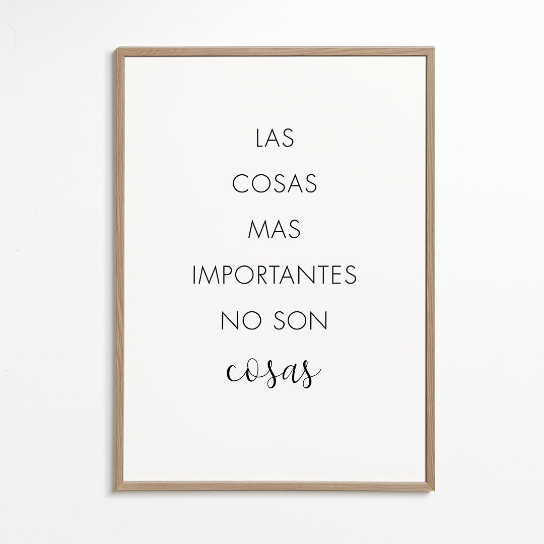Las Cosas m��s Importantes no son Cosas