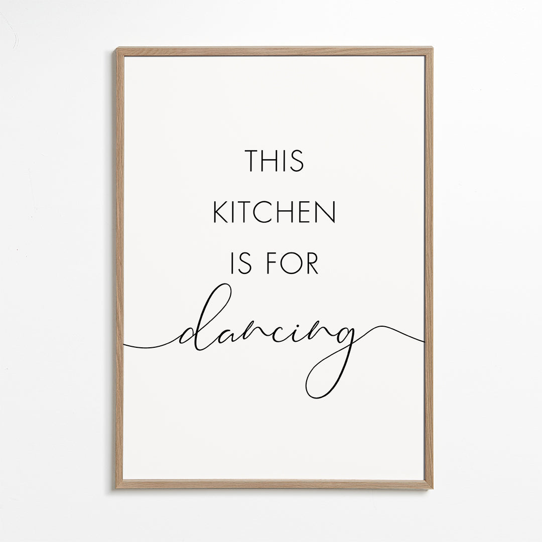 This kitchen is for dancing