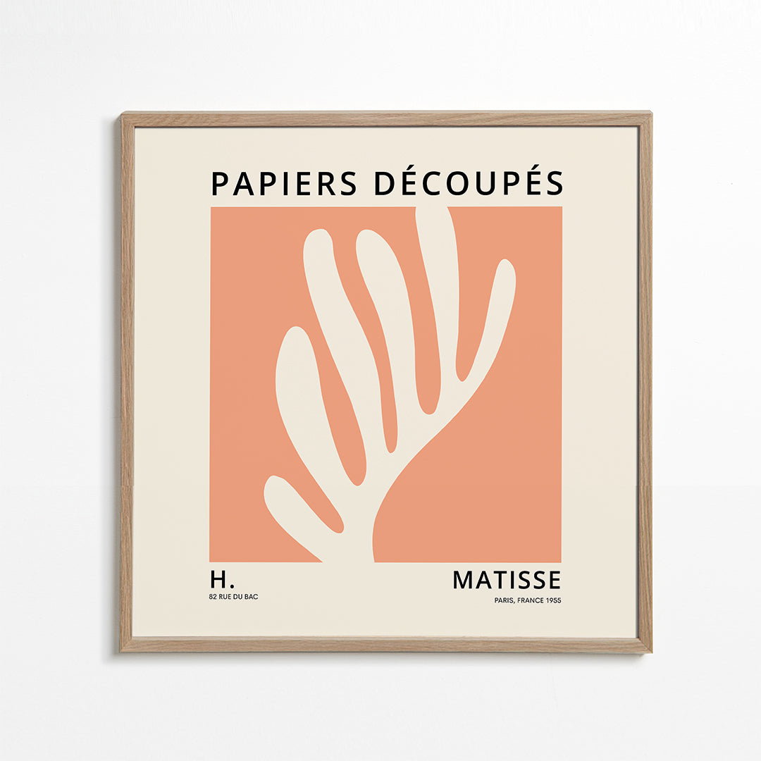 Henri Matisse ORANGE papiers decoupes II