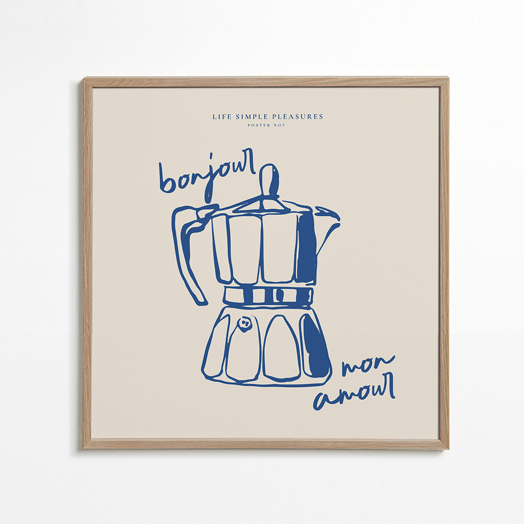 Life Simple simple pleasures - Bonjour mon amour - SQUARE