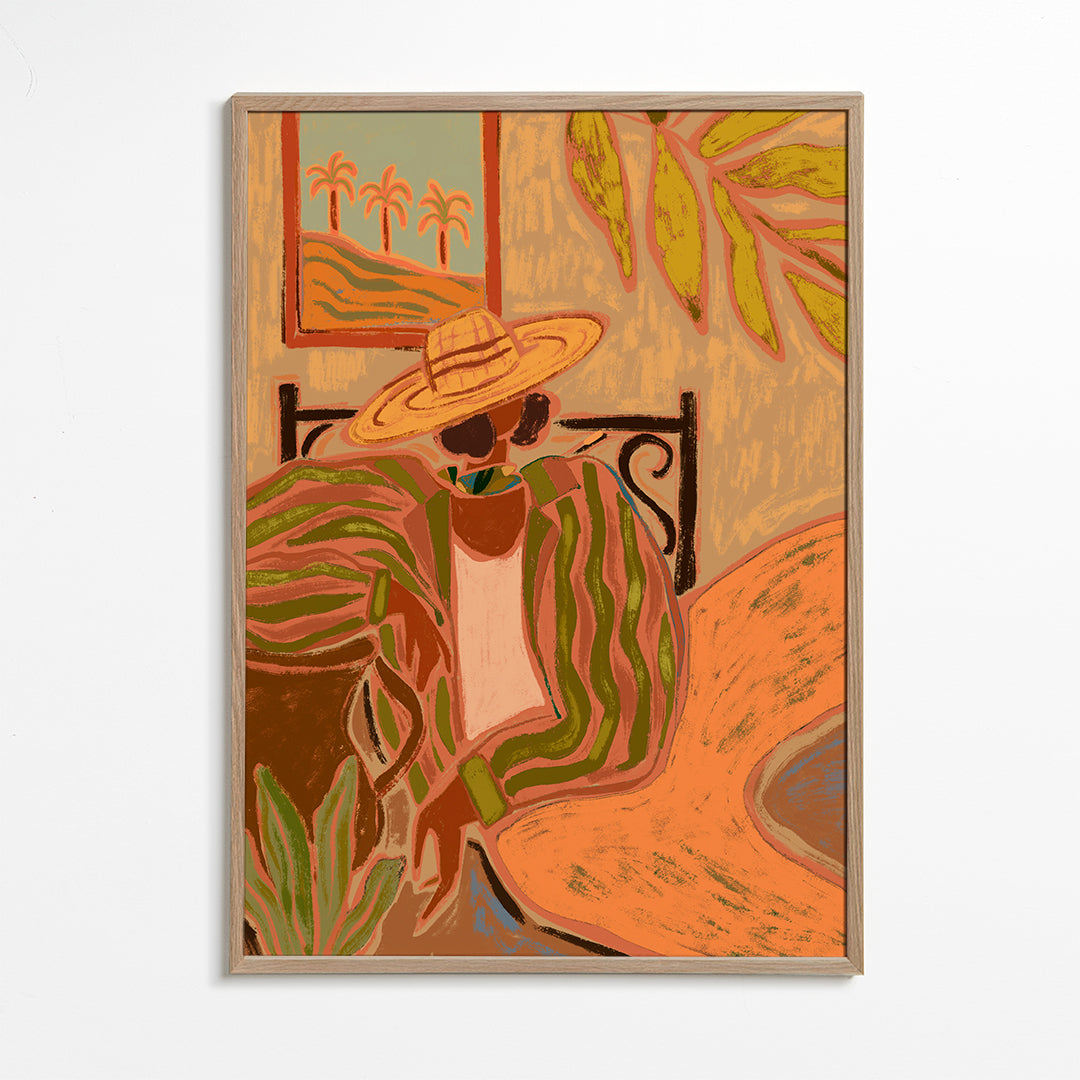 Lady in Stripe - Arty Guava