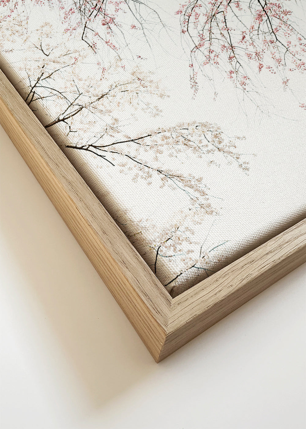 Botanical print · cascading cherry blossom