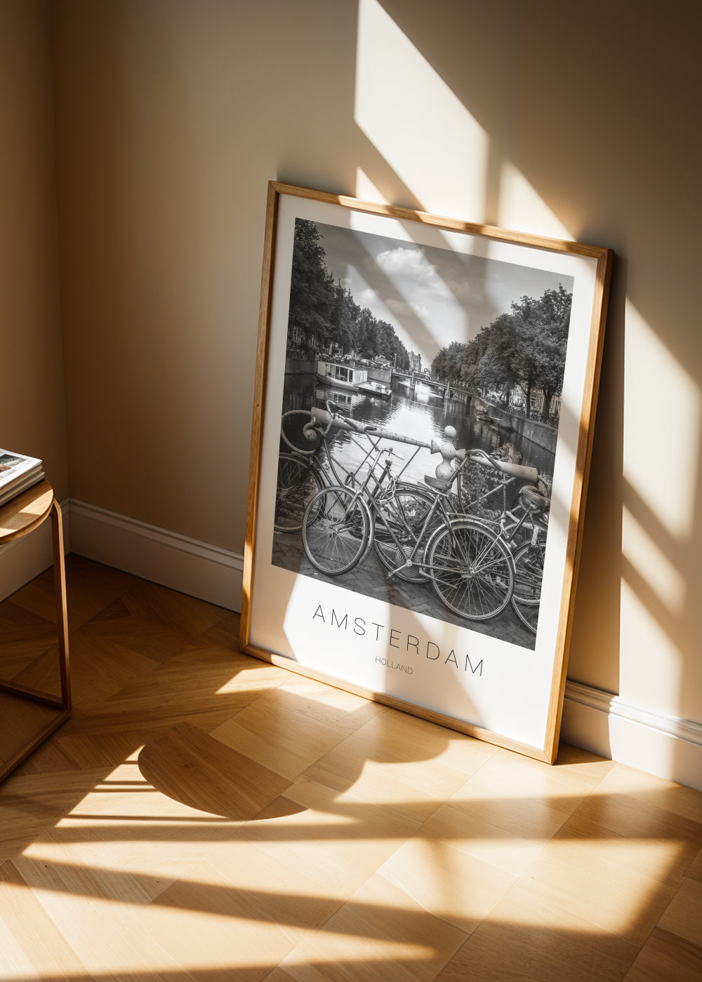 Amsterdam - Framed poster in an interior