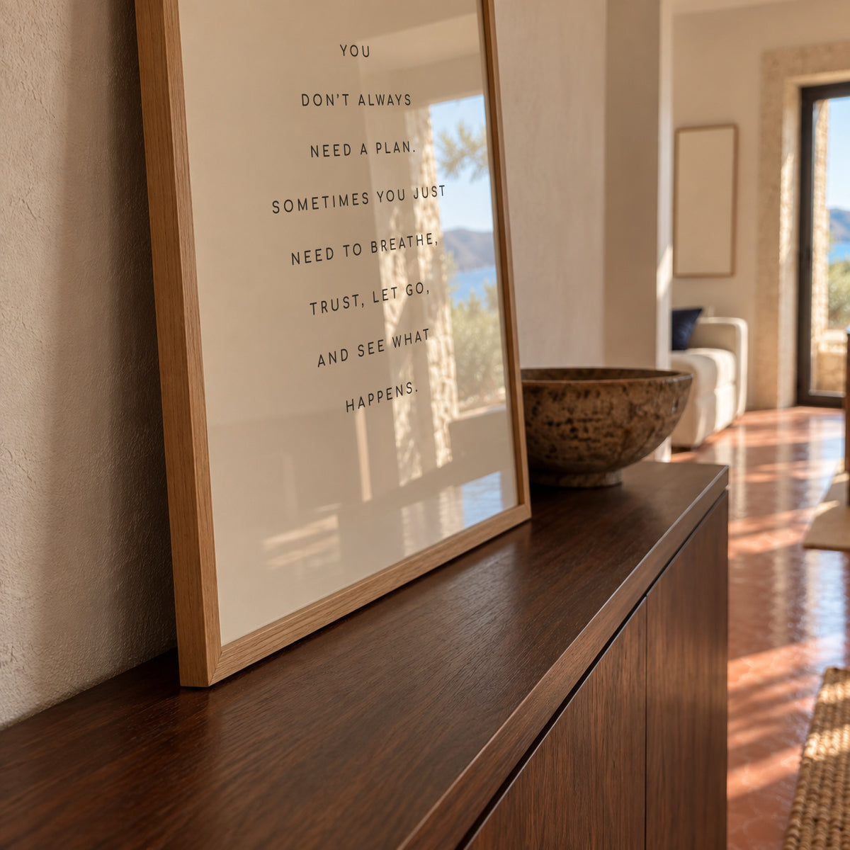 Plan quote - Framed poster in an interior