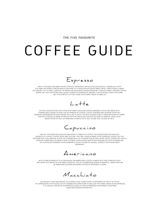 Coffee guide