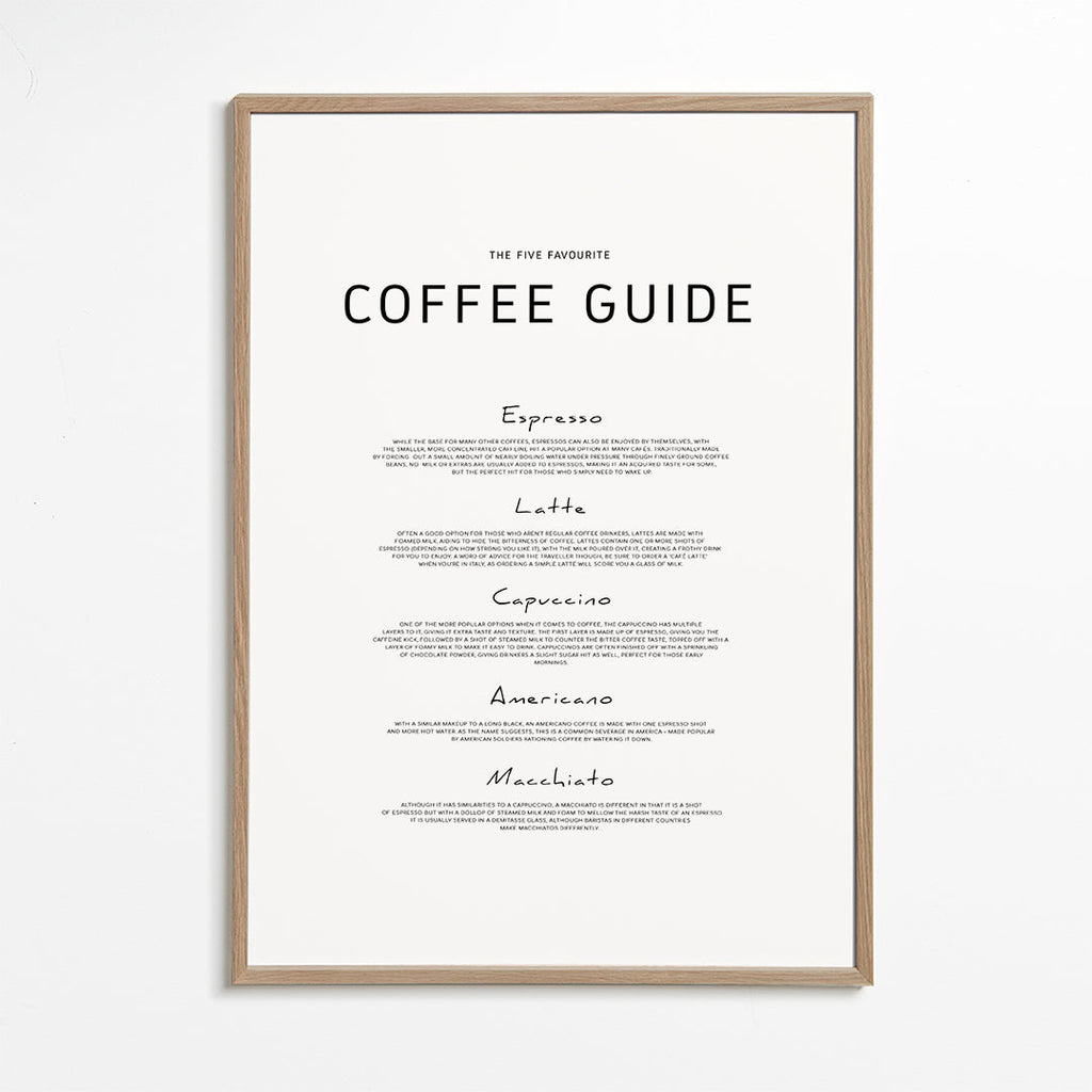 Coffee guide