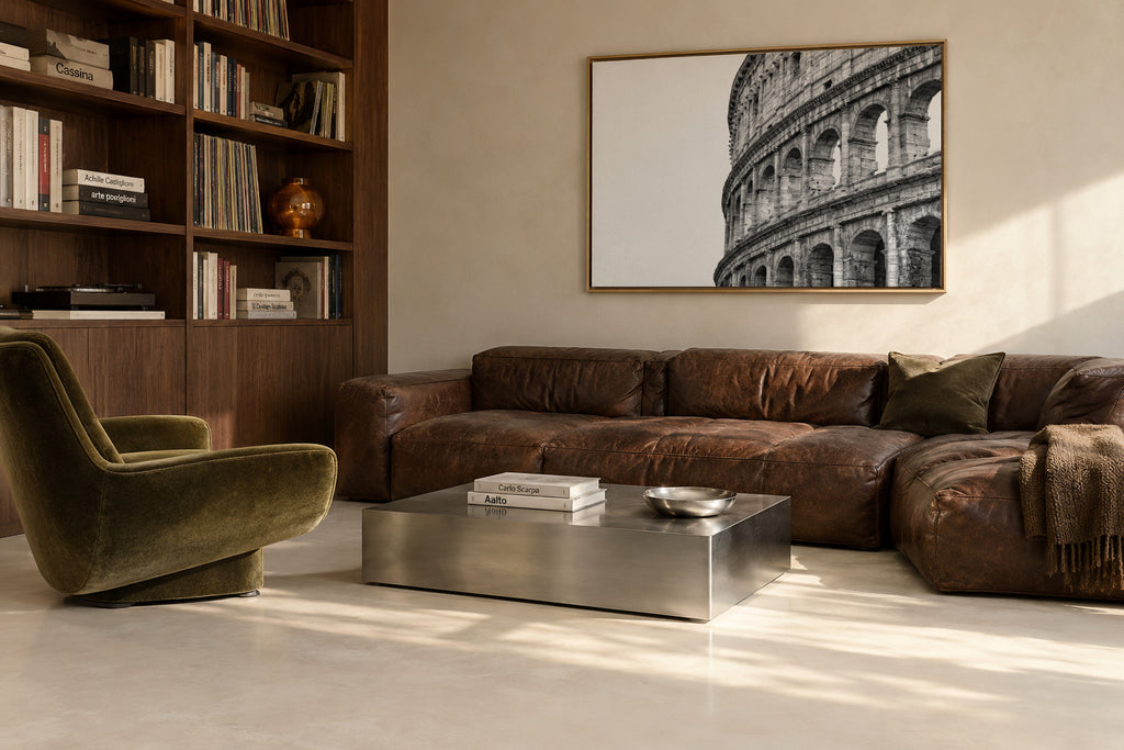 Coliseum - Framed canvas in an interior