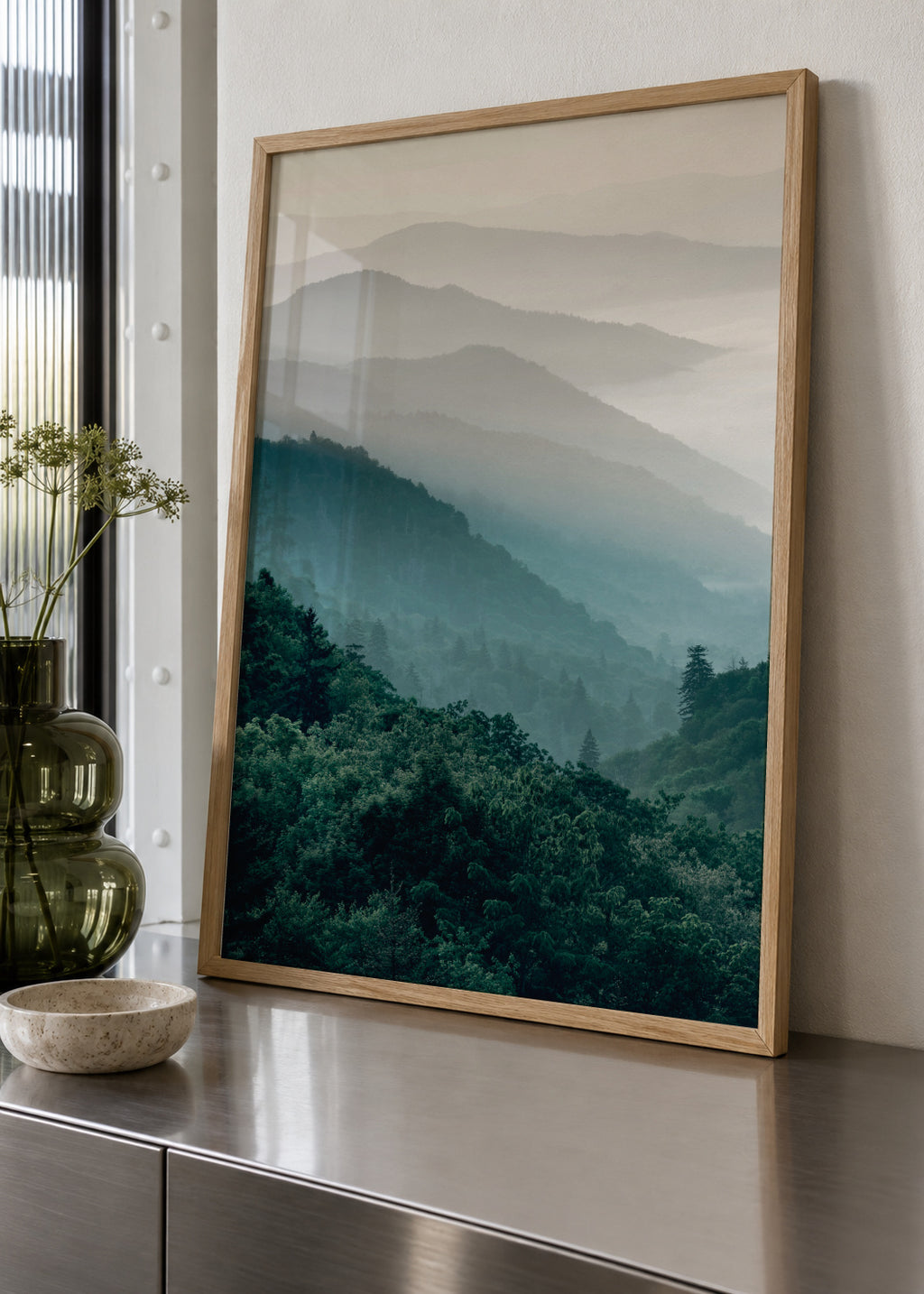 Forest - Framed poster in an interior