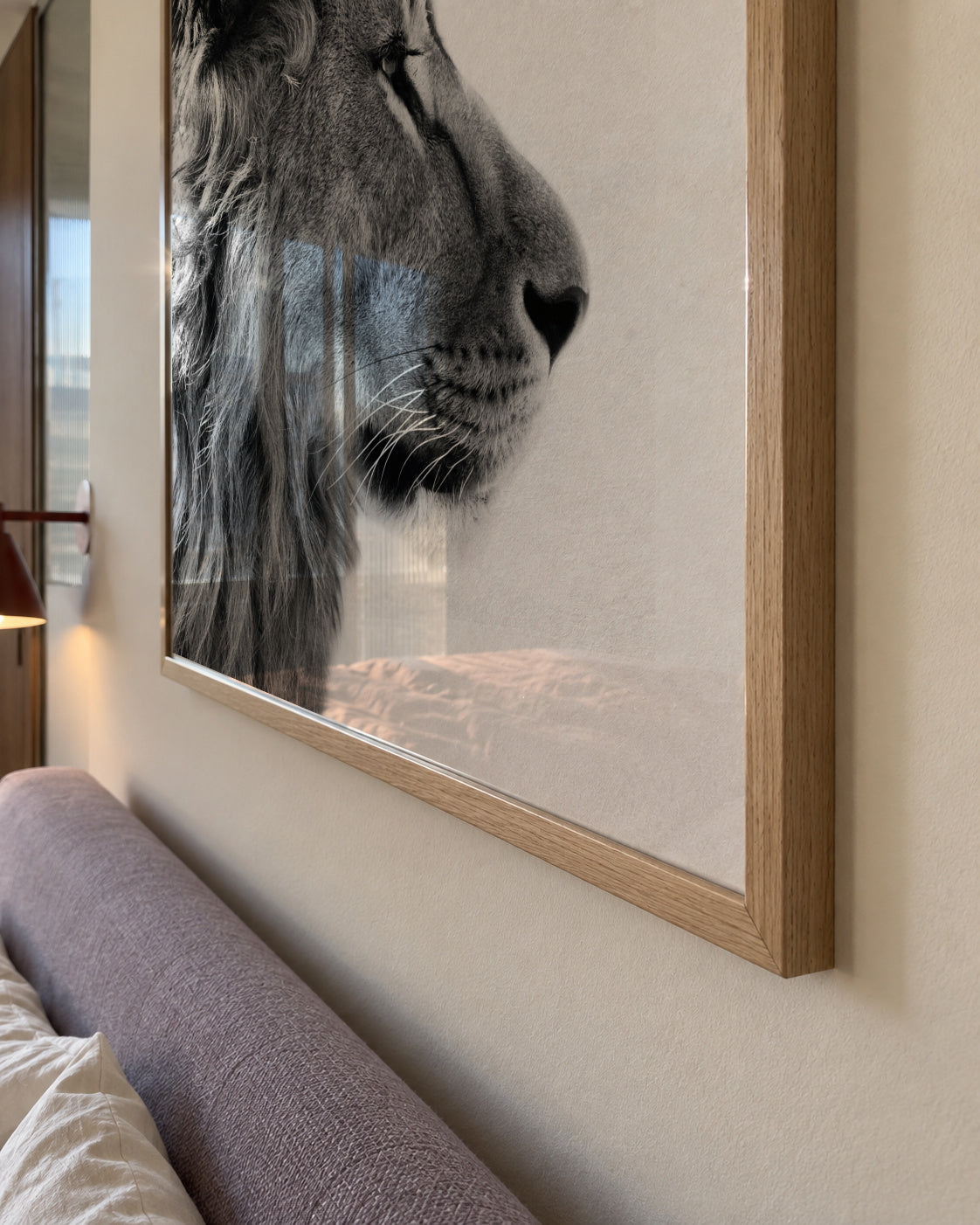 Lion - Framed poster detail