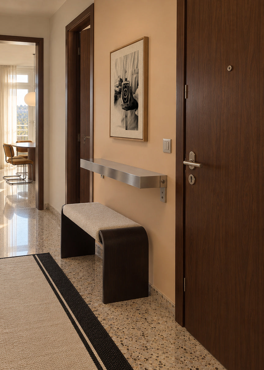 Vintage camera - Framed canvas in an interior