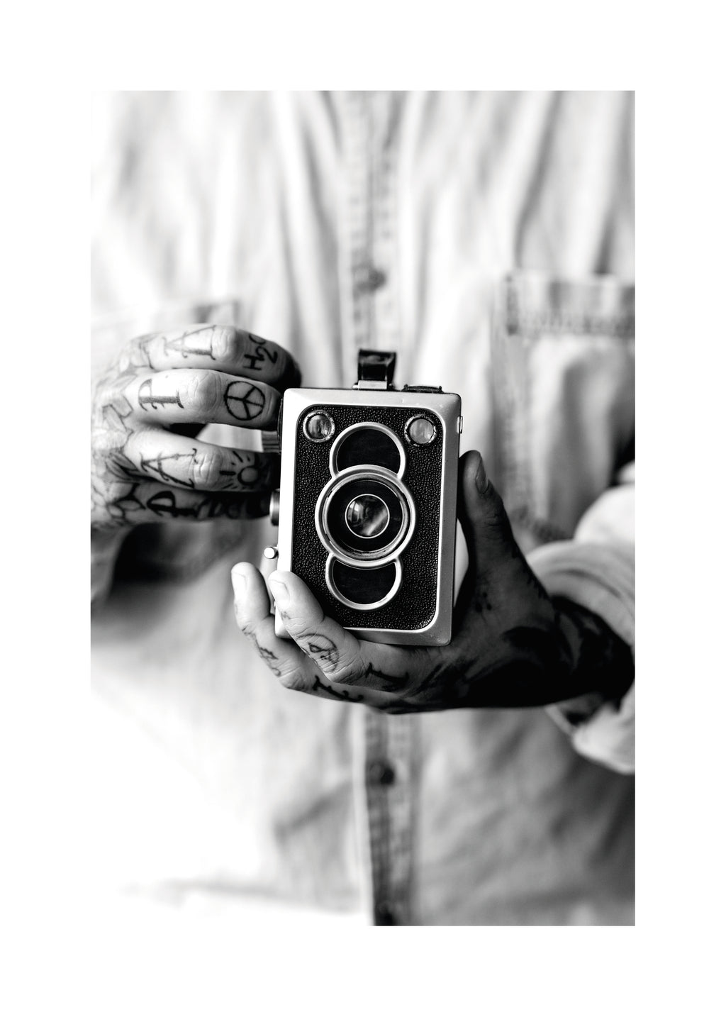 Vintage camera - Unframed art print