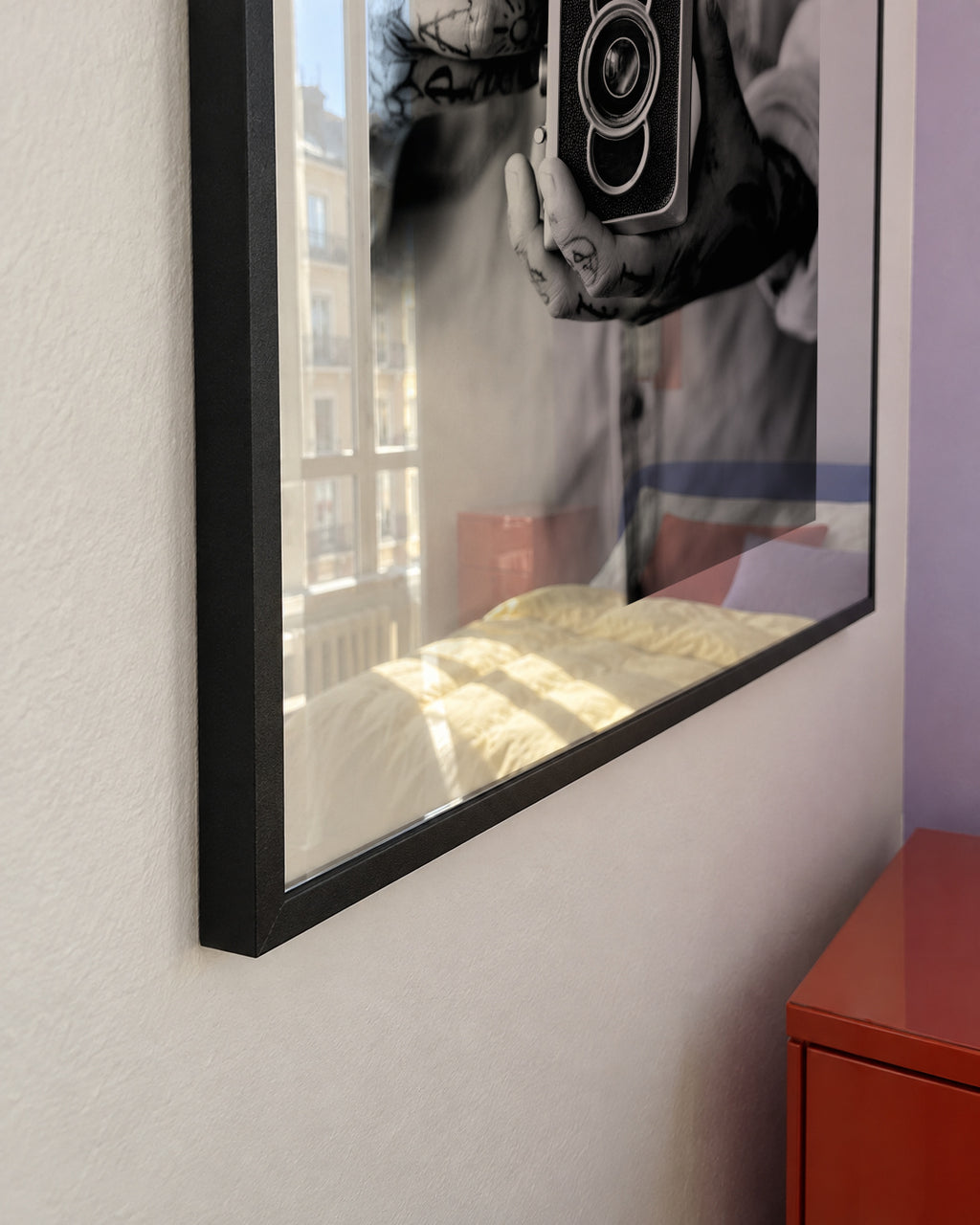 Vintage camera - Framed poster detail