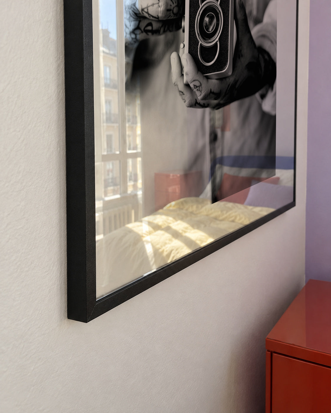 Vintage camera - Framed poster detail