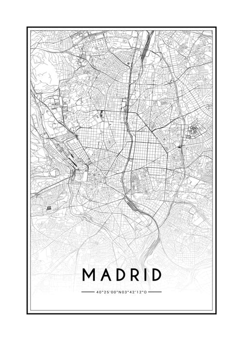 Madrid map
