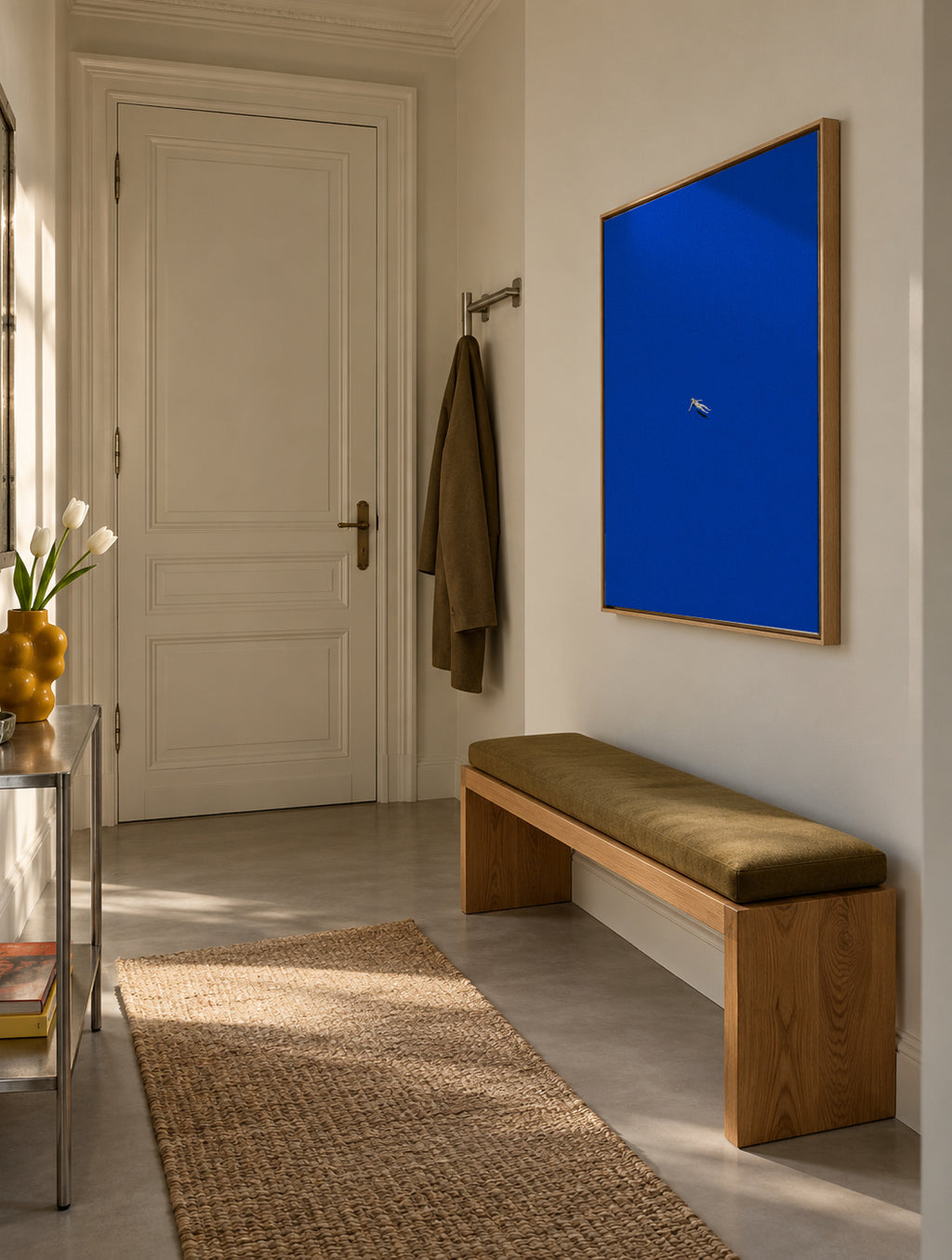No stress - Framed canvas in an interior