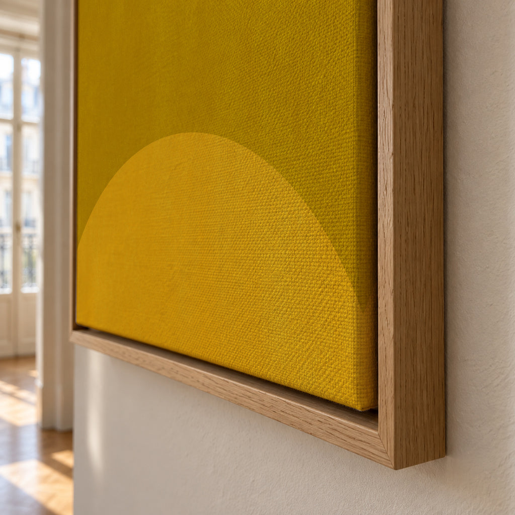 Sun dance - Framed canvas detail