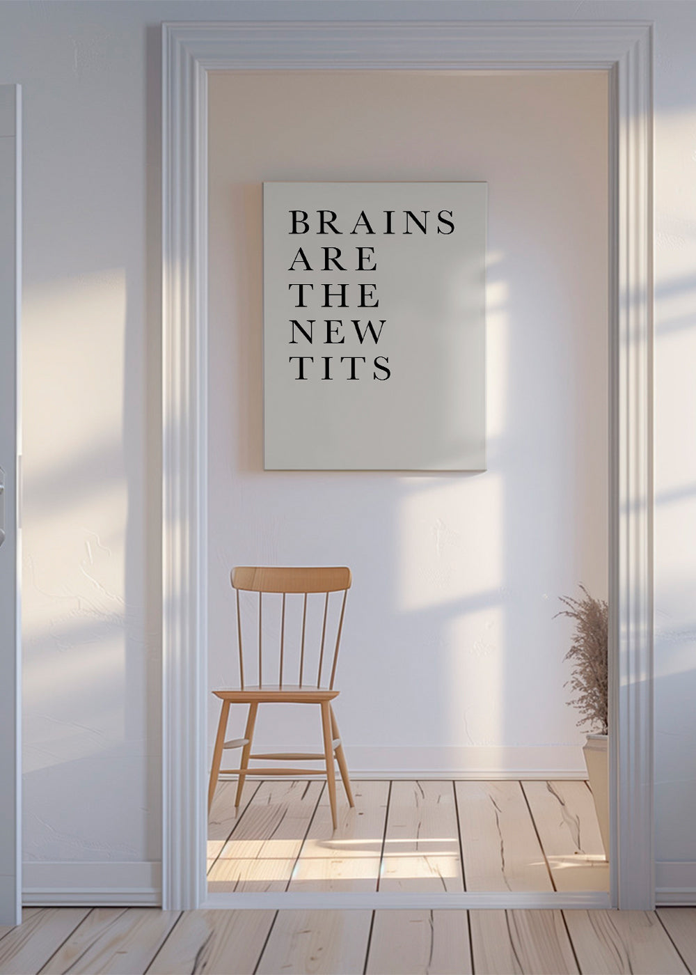Brains are the new tits