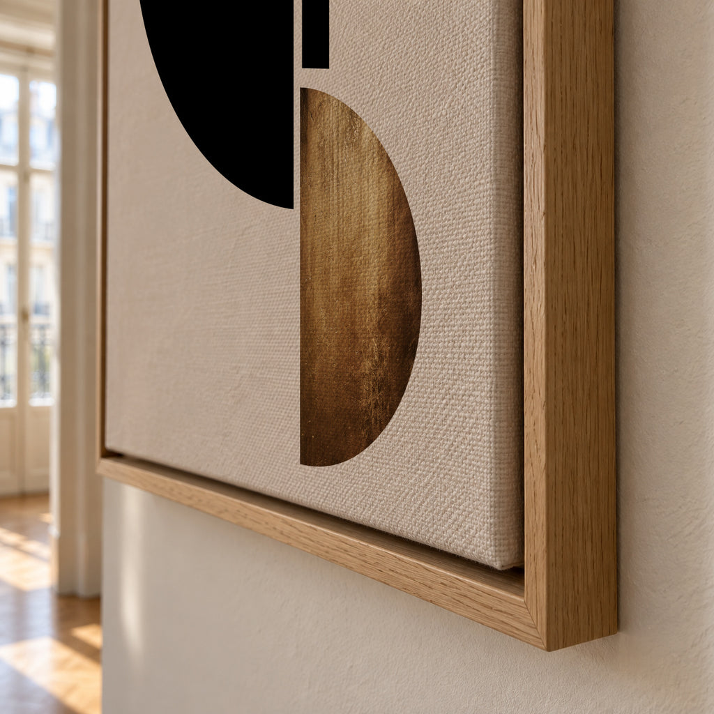 Shape No.3 - Framed canvas detail