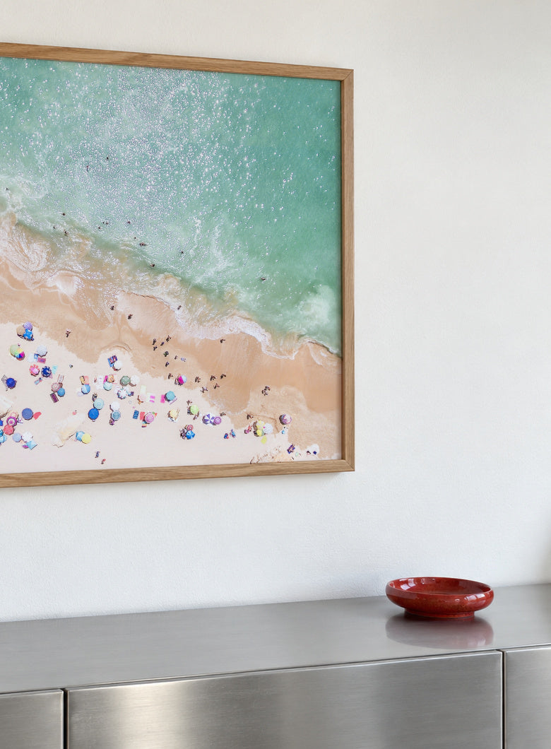 Pastel Beach - Framed poster detail