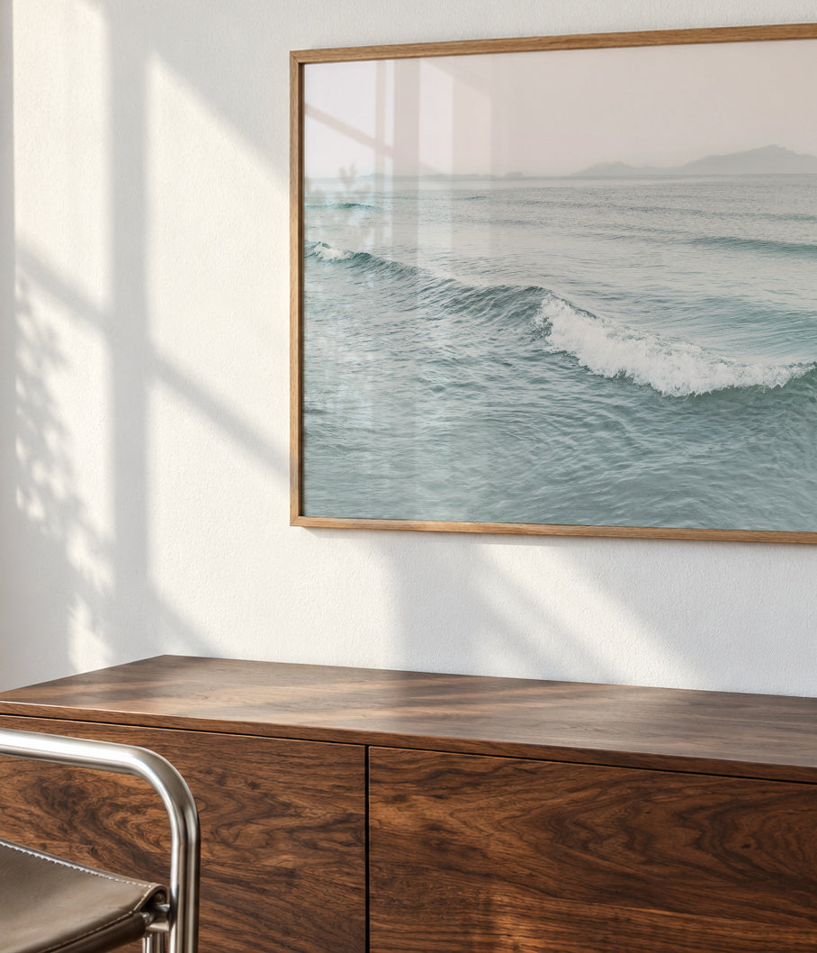 Wave - Framed poster detail