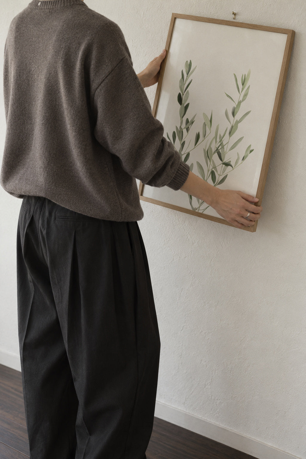 Olive Branch - Framed poster in an interior