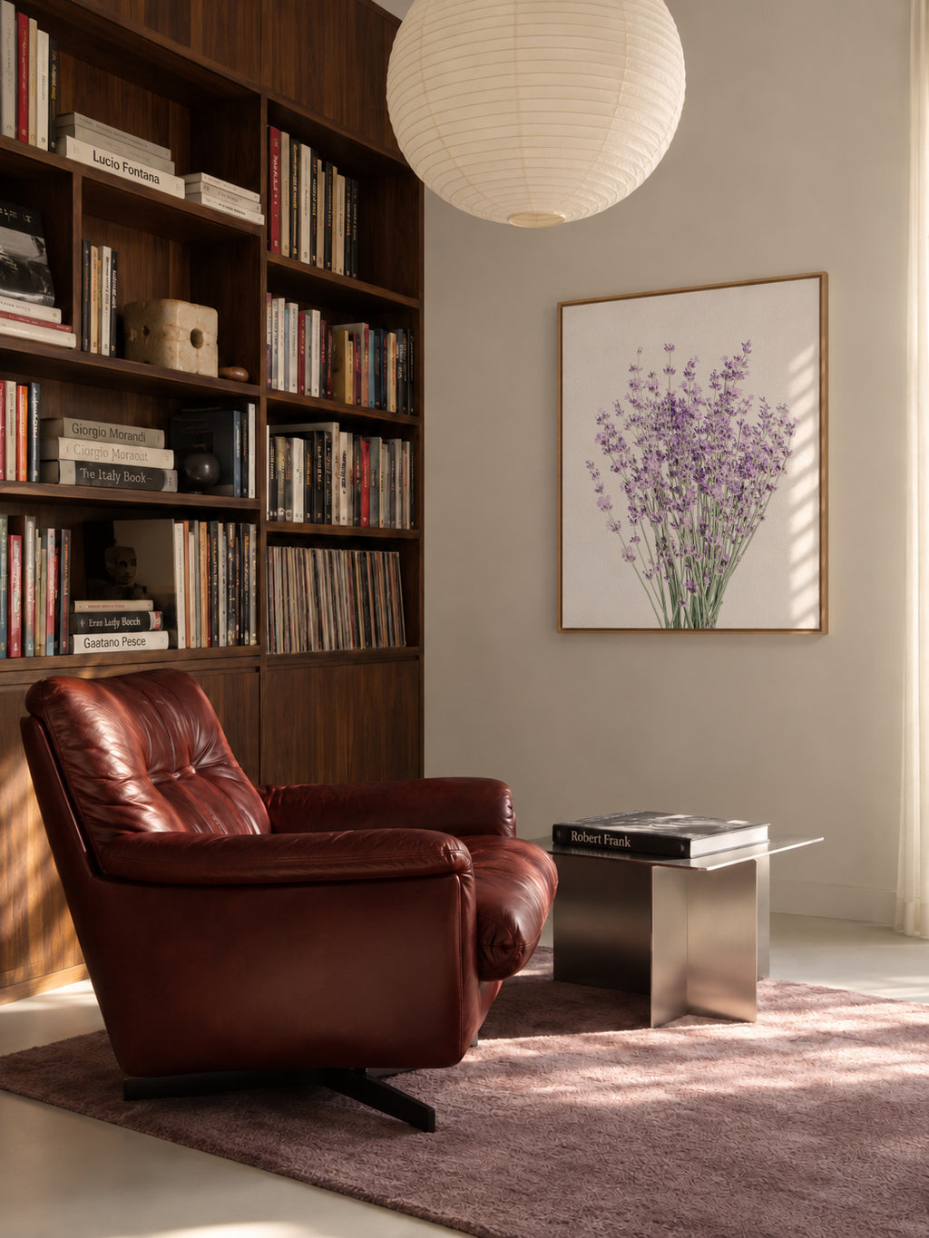 Lavender - Framed canvas in an interior