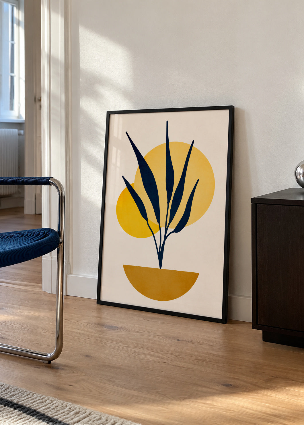 Copenhagen No.5 - Framed poster in an interior