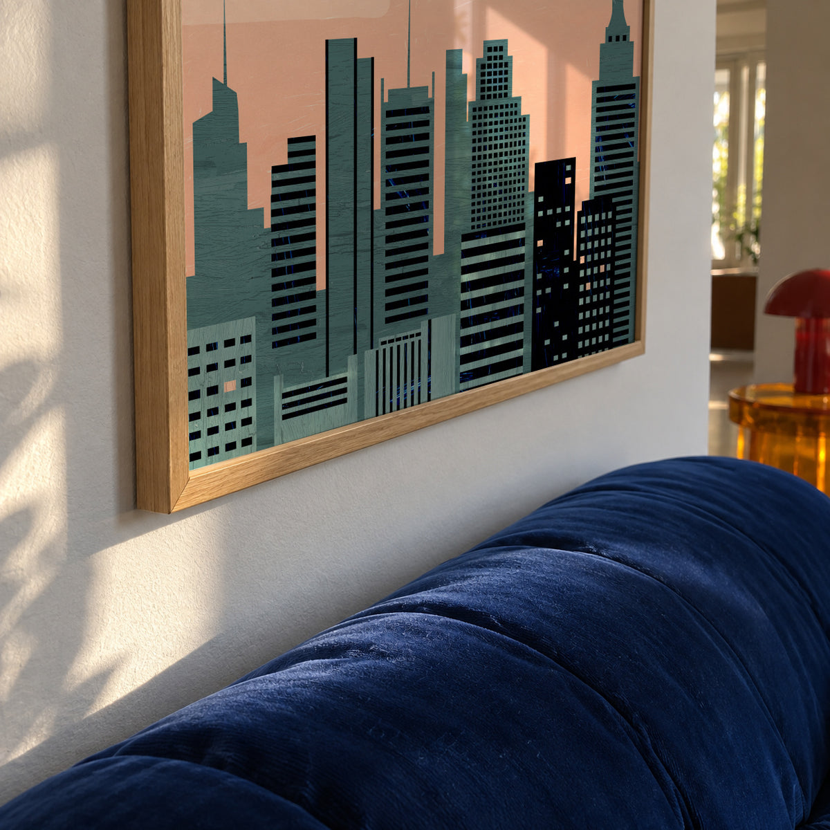 New York - Framed poster detail