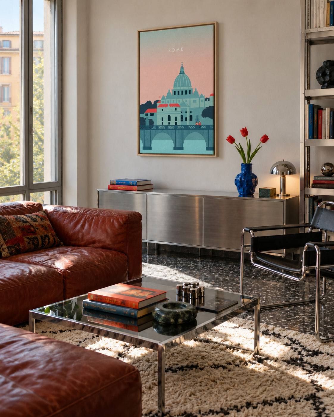 Rome - Framed canvas in an interior