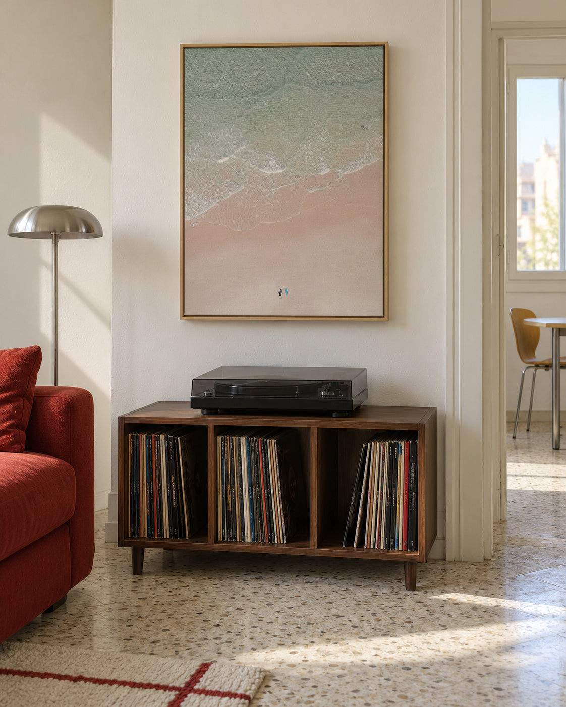 Surf yoga - Framed canvas in an interior