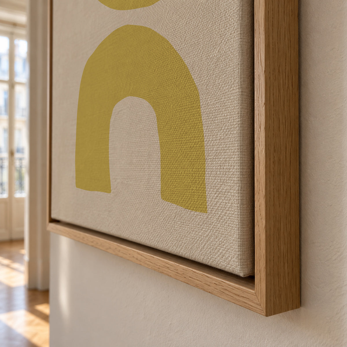 Abstract N4 - Framed canvas detail
