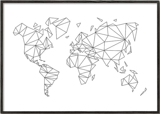 Geometric World Map