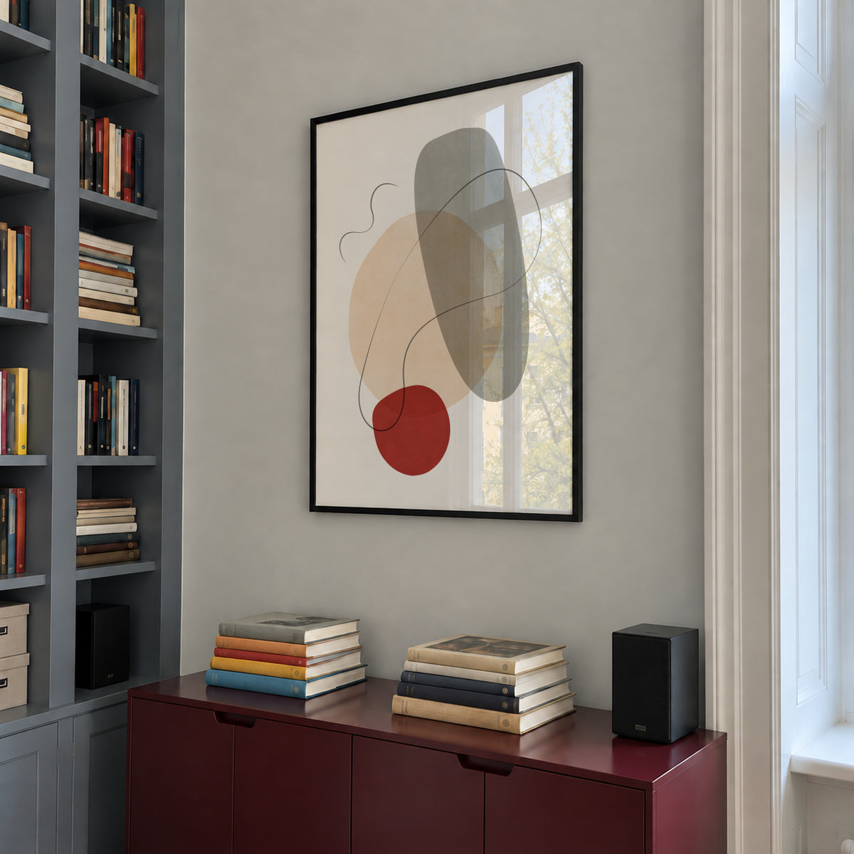 Abstract N 20 - Framed poster in an interior