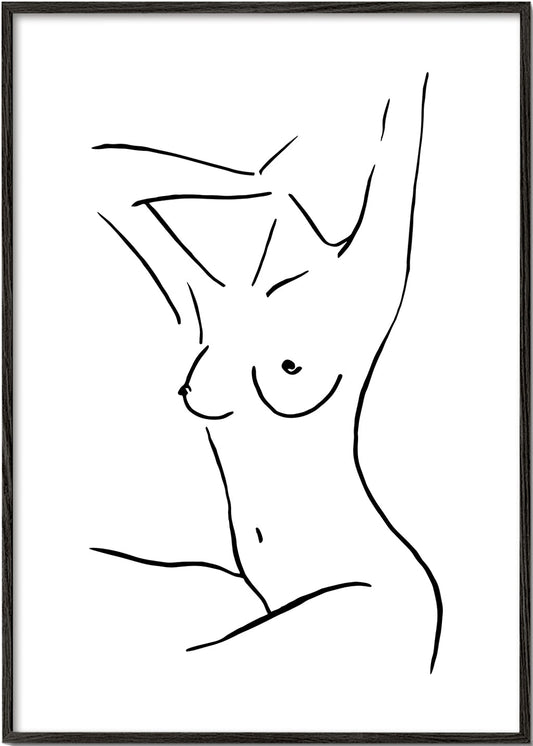 Body Sketch N 4 Black & White