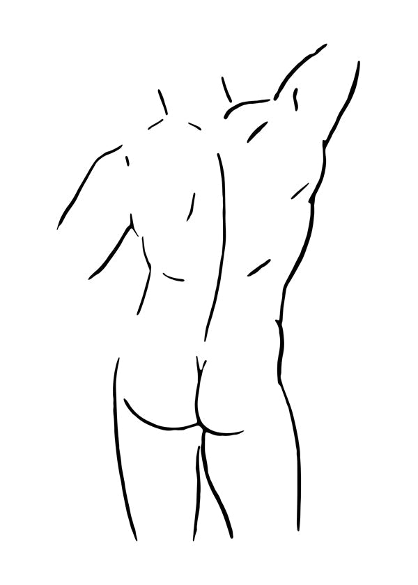 Body Sketch N 5 Black & White