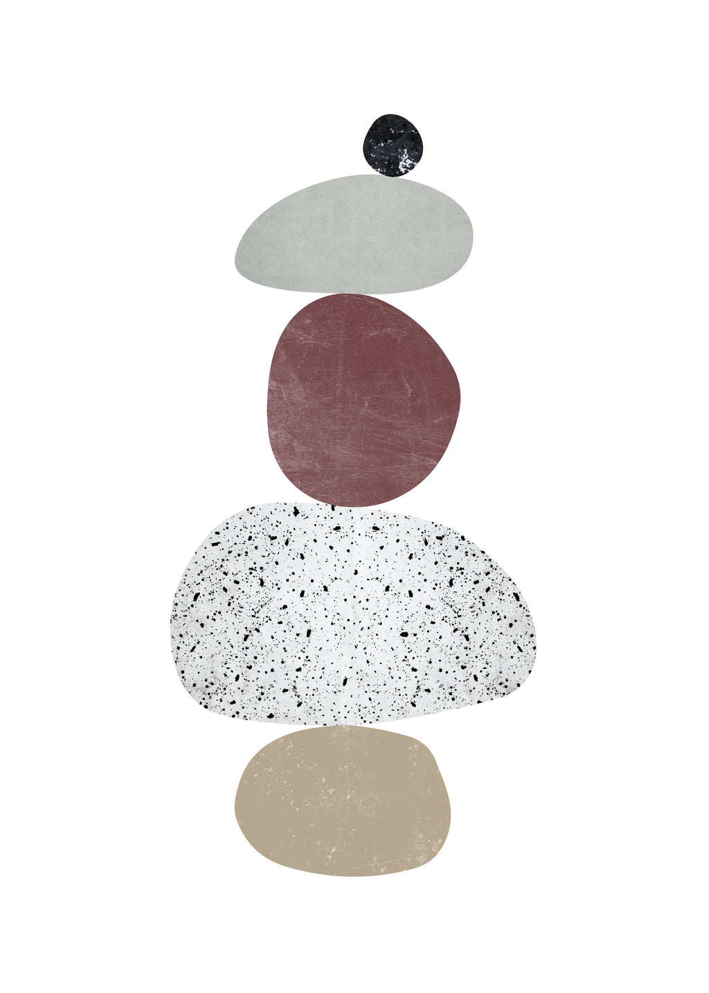 Pebbles N 6 - Unframed art print
