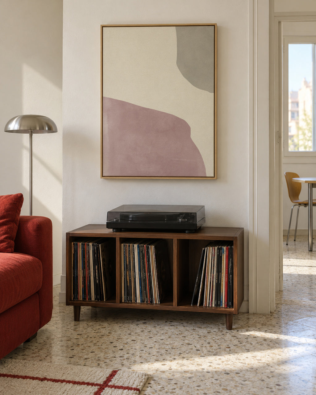 Abstract N 28 - Framed canvas in an interior