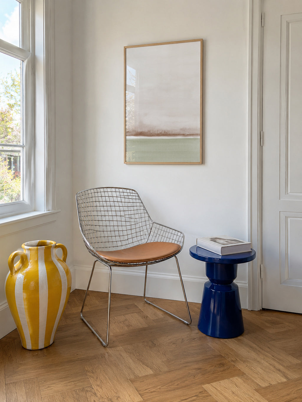 Watercolor Landscape N 24 - Framed poster in an interior