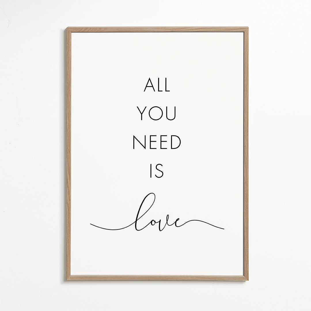 All you need is love