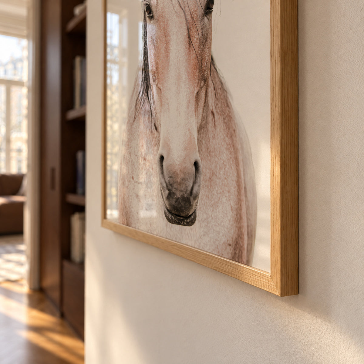 Red Horse 2 - Framed poster detail