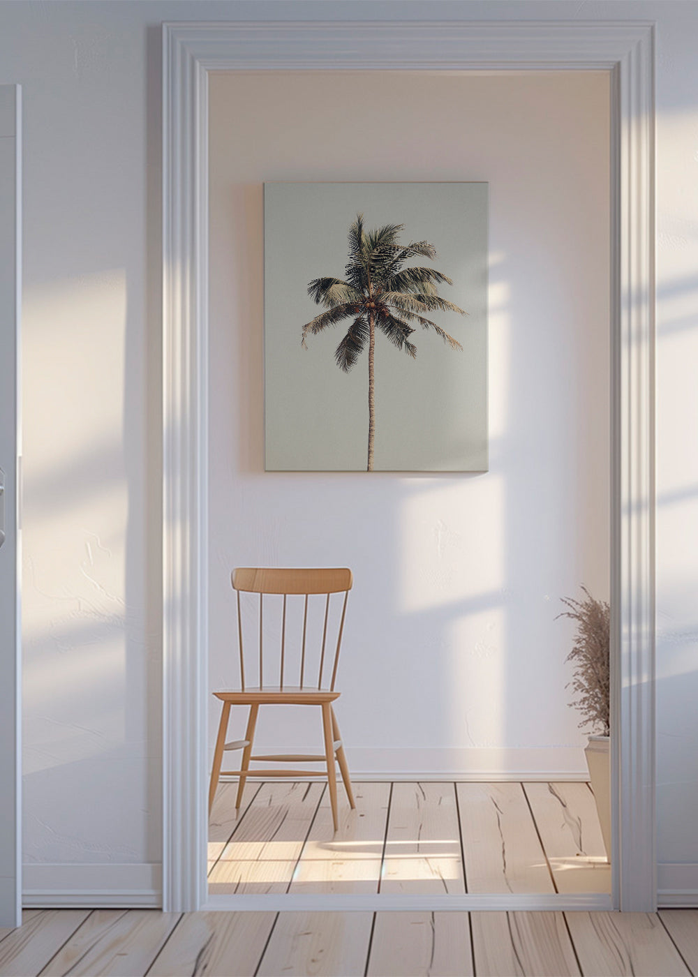 Palm tree by the beach