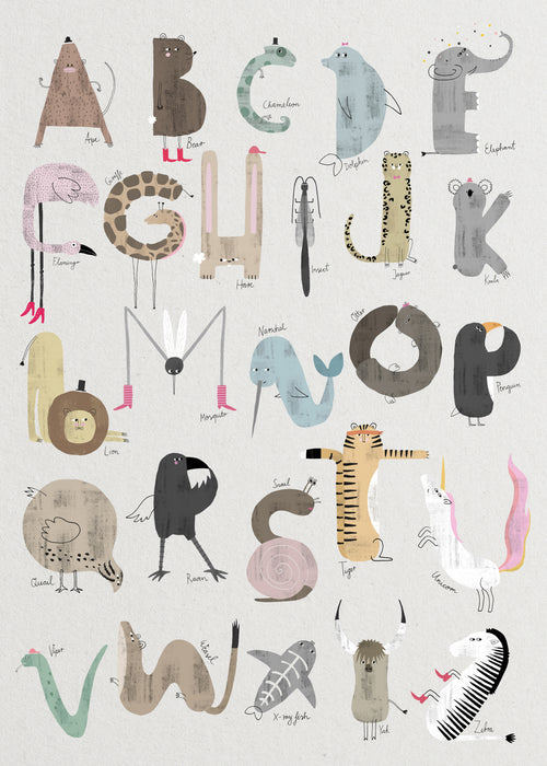 ABC Kids Komplett English - Unframed art print
