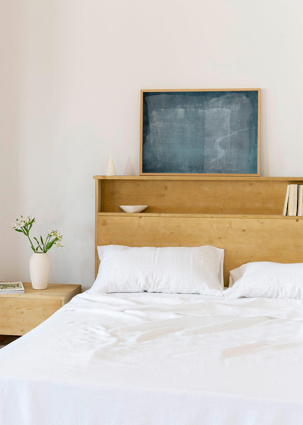 Minimal Abstract Blue Colorfield Painting 05