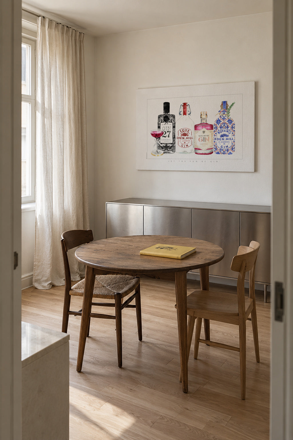 Let the fun beGin - Unframed canvas in an interior