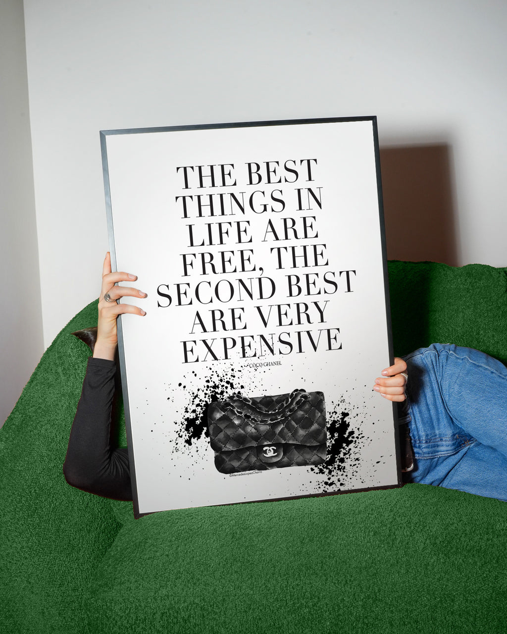 Best things in life - Framed poster detail