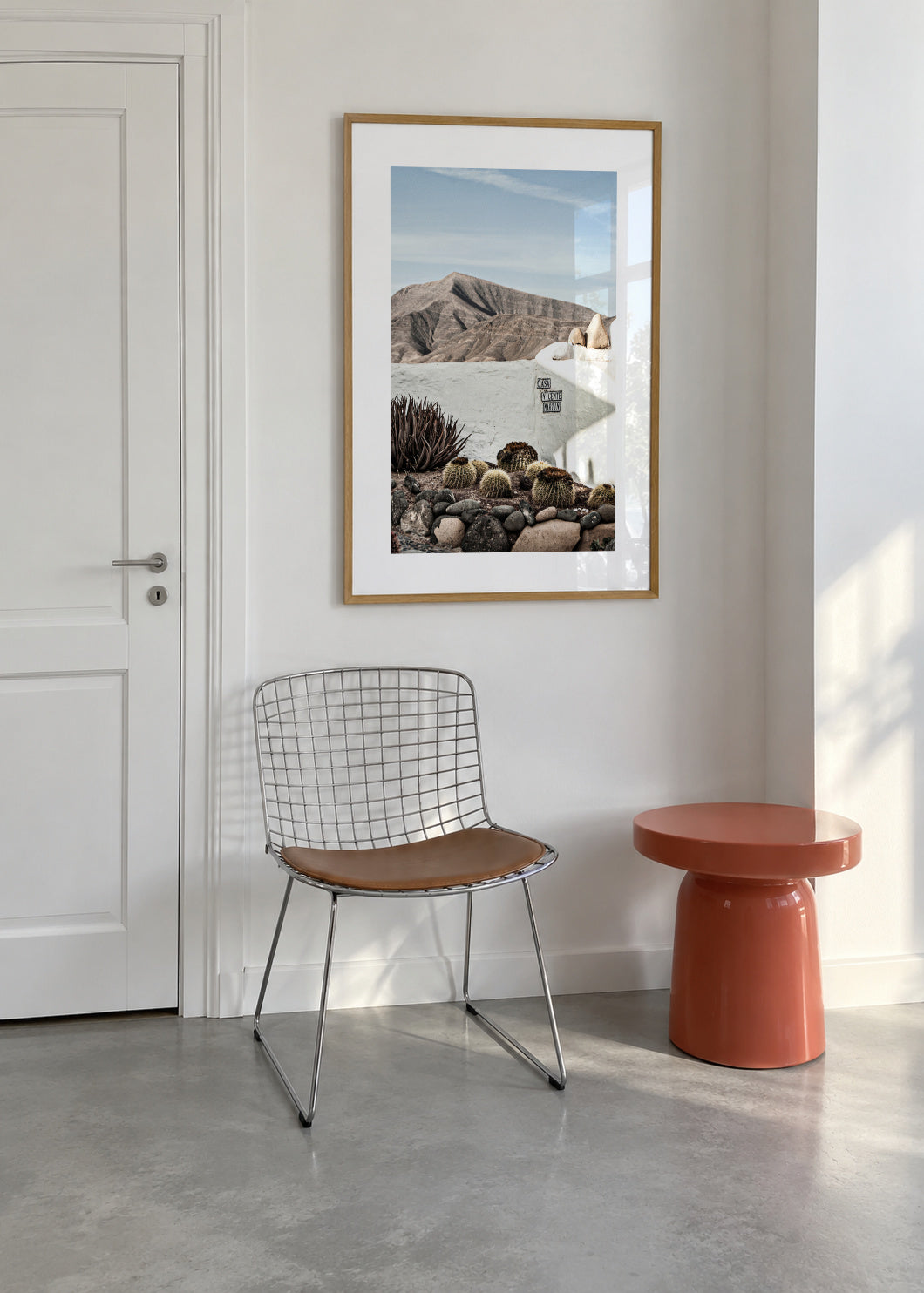Lanzarote X - Framed poster in an interior