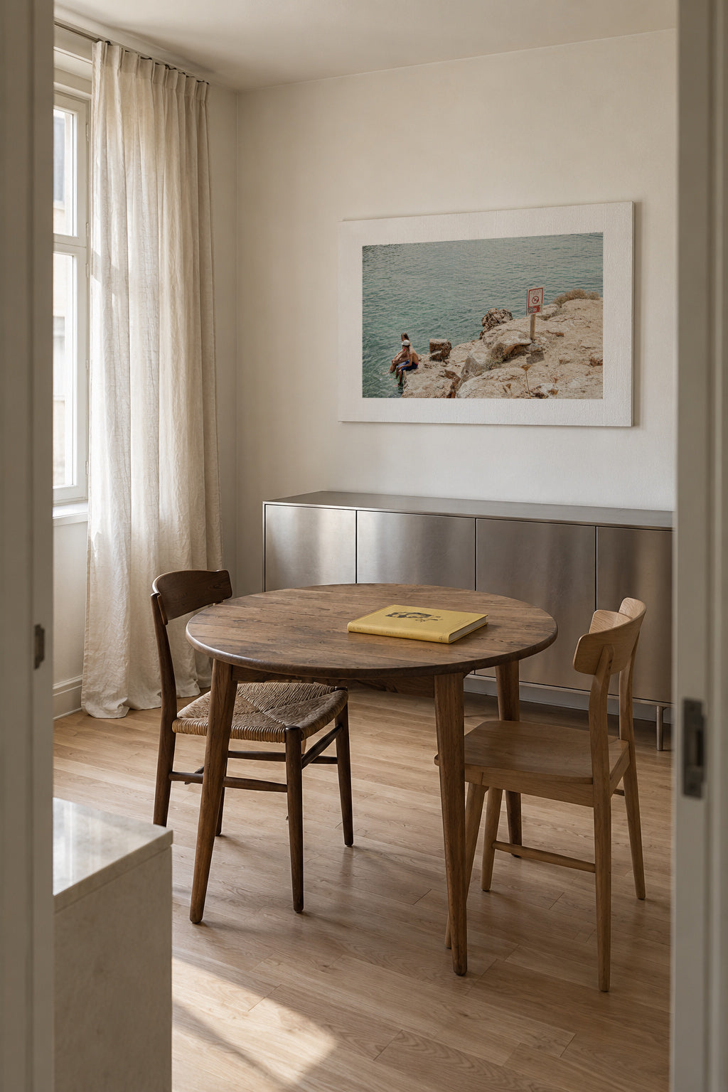 Ibiza IV - Unframed canvas in an interior