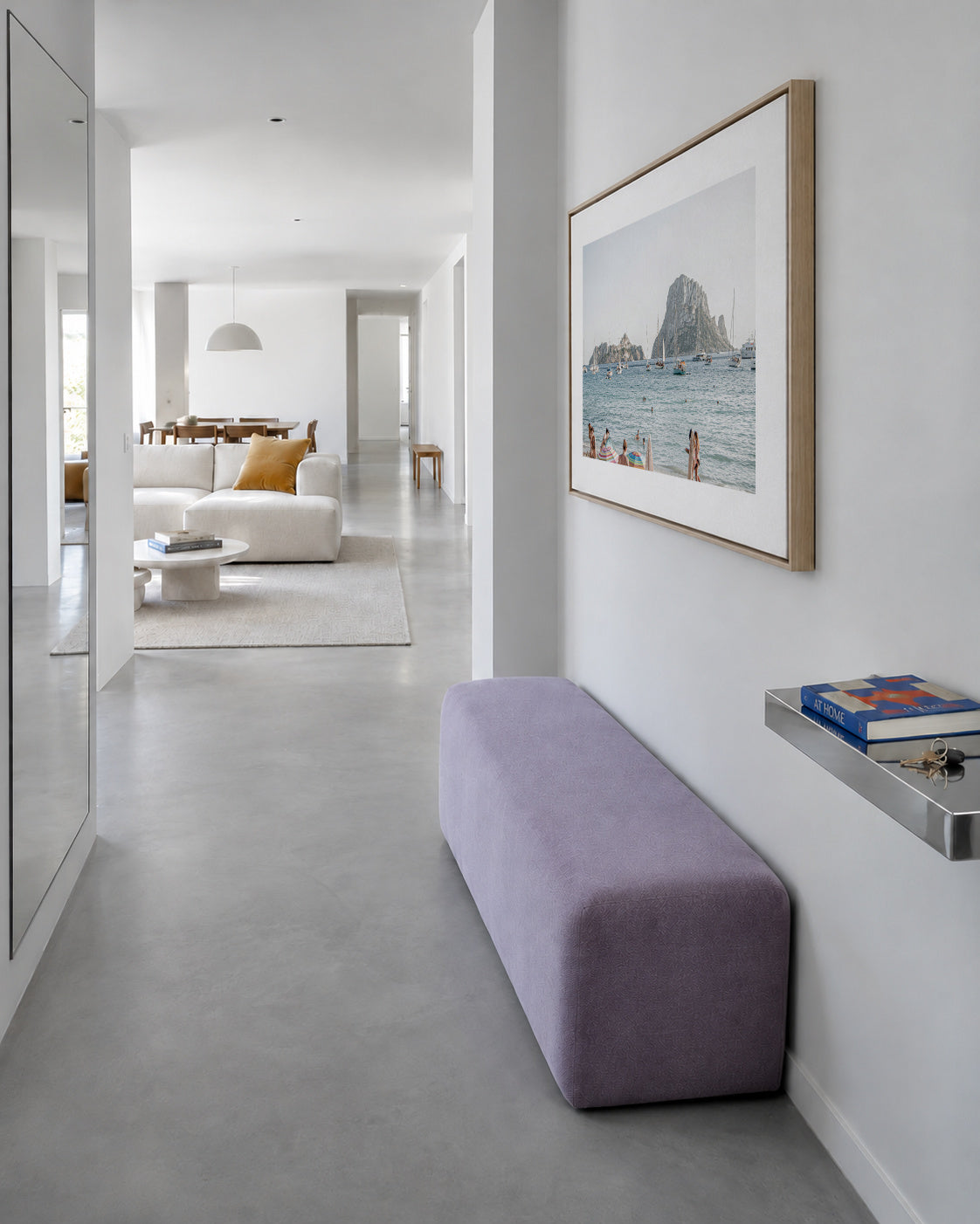 Ibiza XVII - Framed canvas in an interior