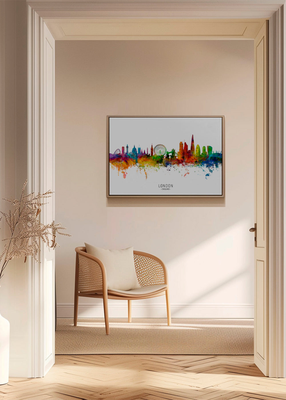 London skyline multicolour