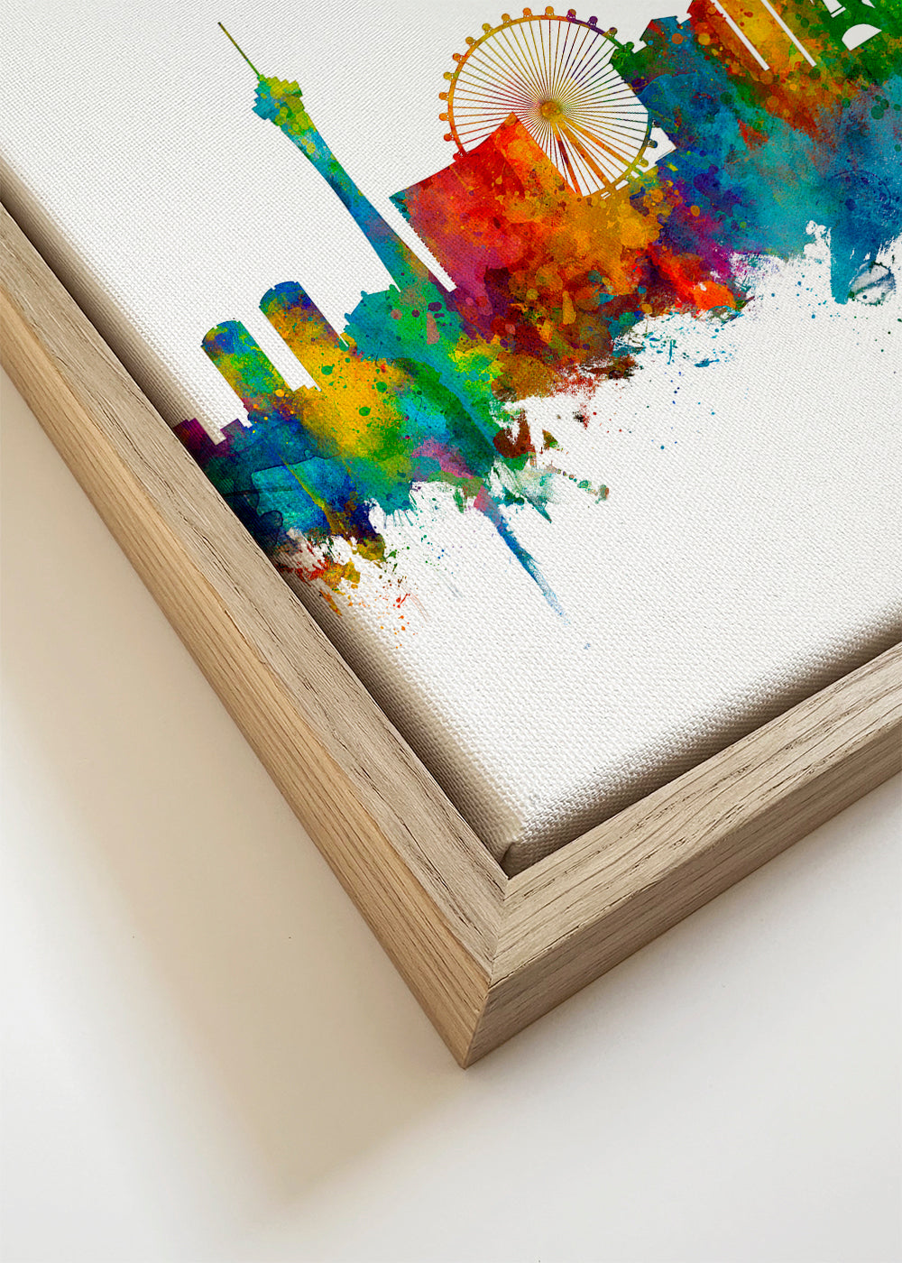 Las Vegas skyline multicolour